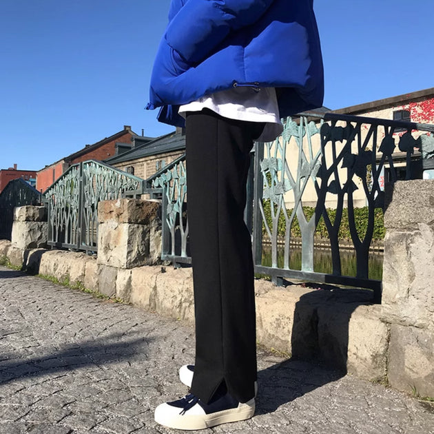 SIDE SPLIT PANTS - Aumori