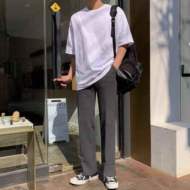 SIDE SPLIT PANTS - Aumori