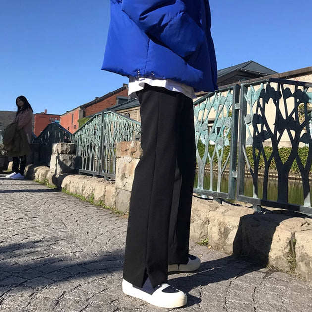 SIDE SPLIT PANTS - Aumori