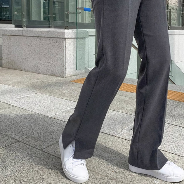 SIDE SPLIT PANTS - Aumori