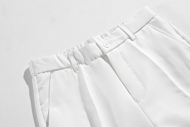SIDE SPLIT STRAIGHT PANTS - Aumori
