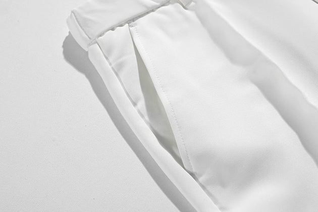 SIDE SPLIT STRAIGHT PANTS - Aumori