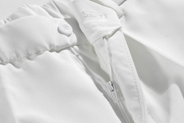 SIDE SPLIT STRAIGHT PANTS - Aumori