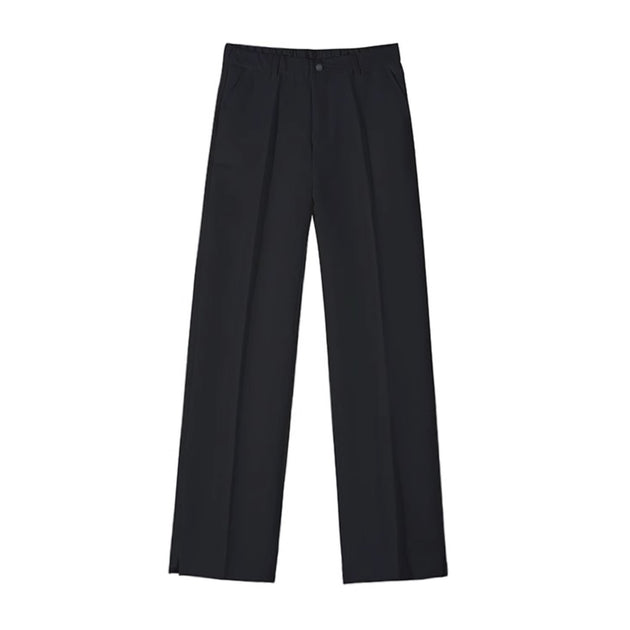 SIDE SPLIT STRAIGHT PANTS - Aumori