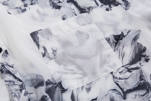 SILK PATTERN SHIRT - Aumori