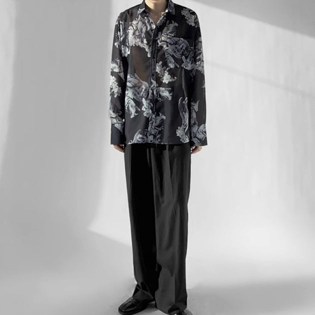 SILK PATTERN SHIRT - Aumori