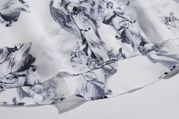 SILK PATTERN SHIRT - Aumori