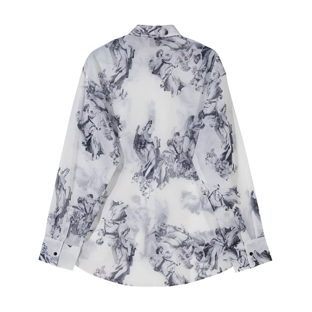 SILK PATTERN SHIRT - Aumori