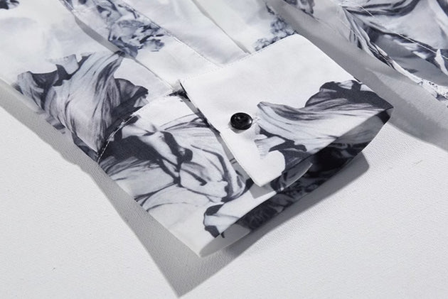 SILK PATTERN SHIRT - Aumori