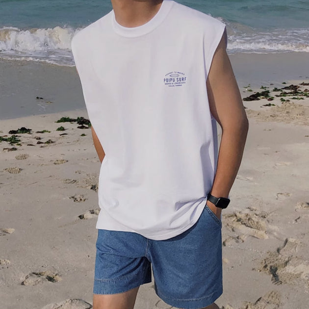 SLEEVELESS SURF T - SHIRT - Aumori