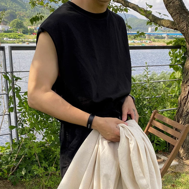 SLEEVELESS TANK TOP - Aumori