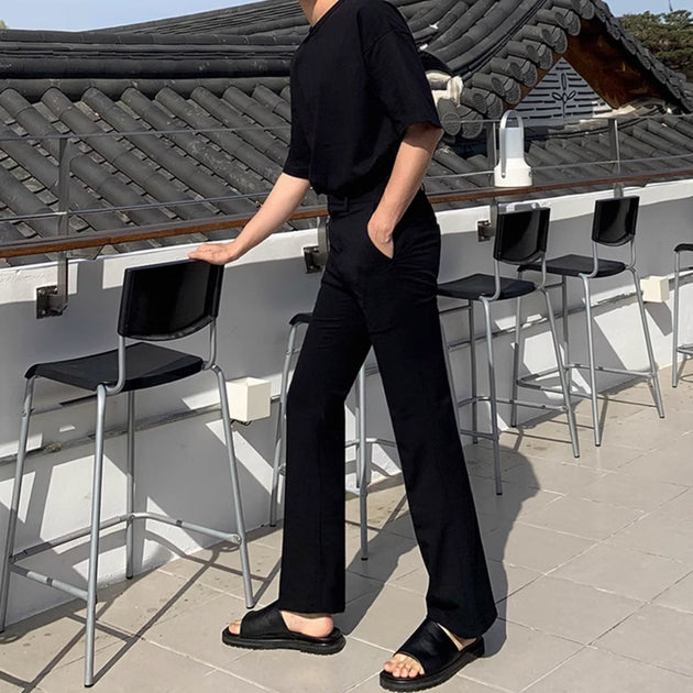 SLIM SPLIT PANTS - Aumori