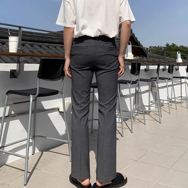 SLIM SPLIT PANTS - Aumori