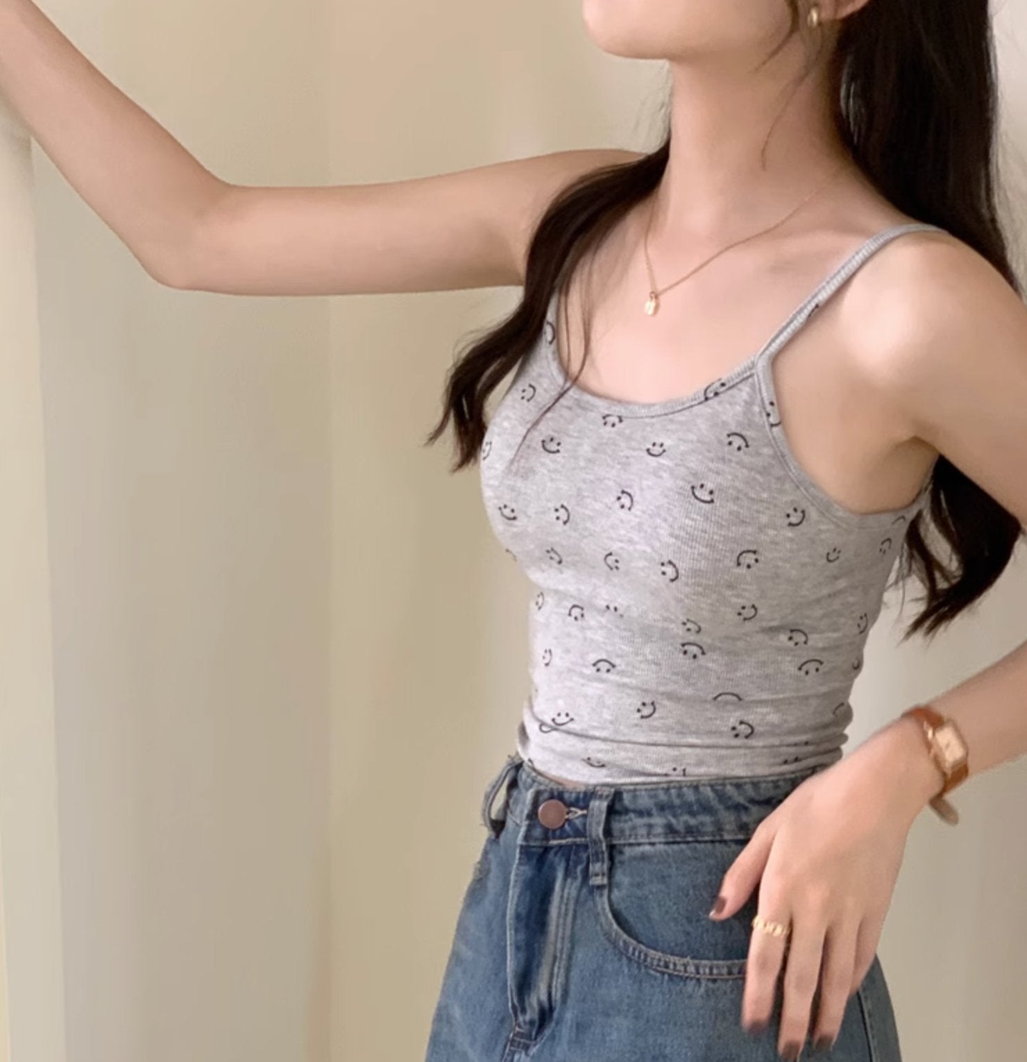 SMILEY CROP TOP - Aumori