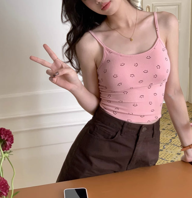 SMILEY CROP TOP - Aumori