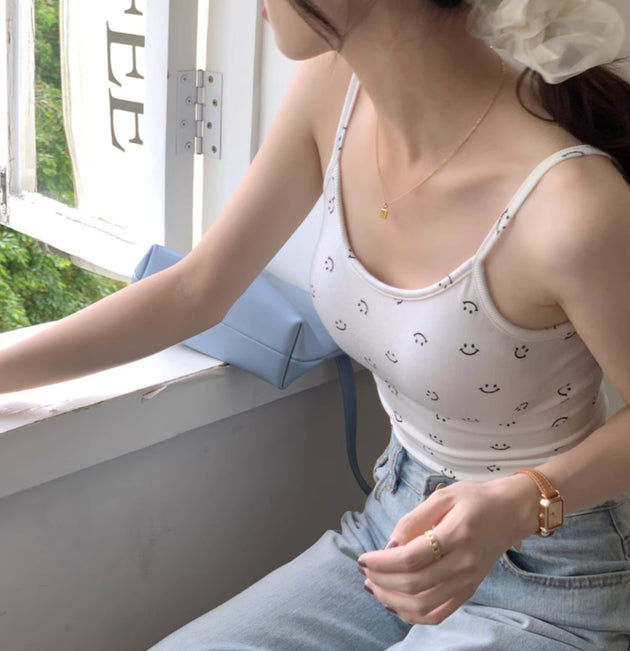 SMILEY CROP TOP - Aumori