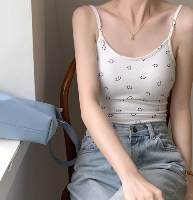 SMILEY CROP TOP - Aumori