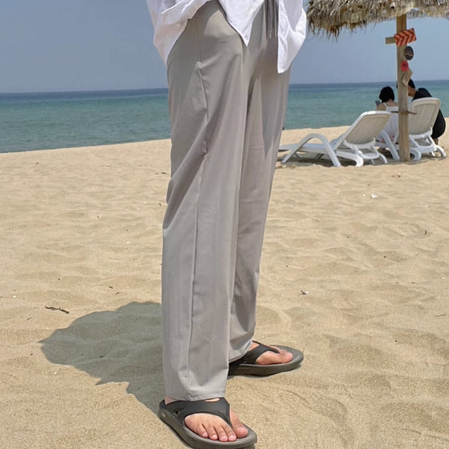 SOFT DRAWSTRING PANTS - Aumori