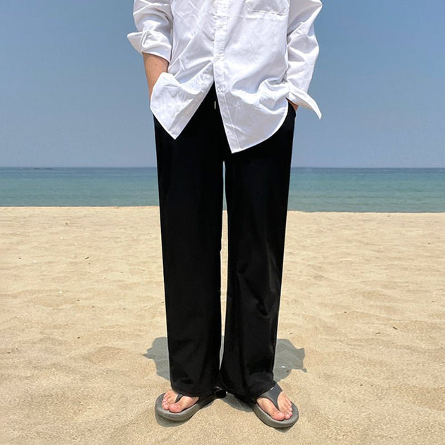 SOFT DRAWSTRING PANTS - Aumori