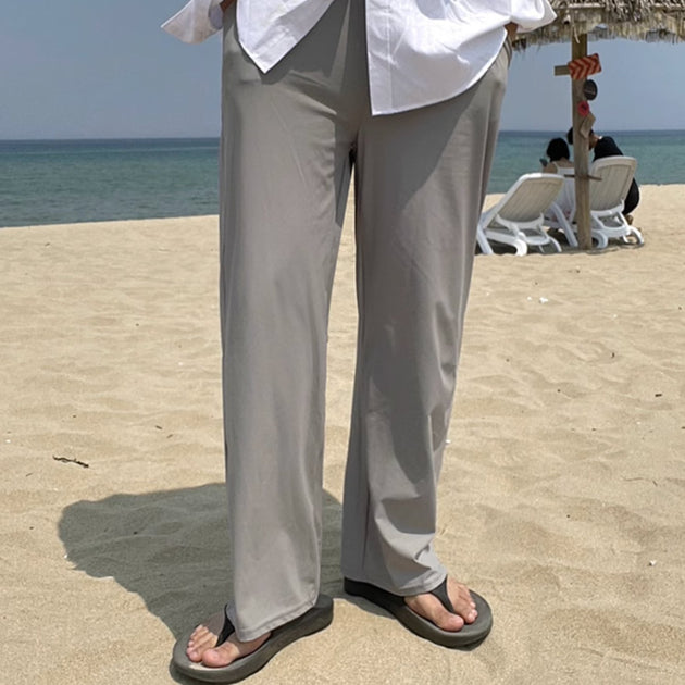 SOFT DRAWSTRING PANTS - Aumori