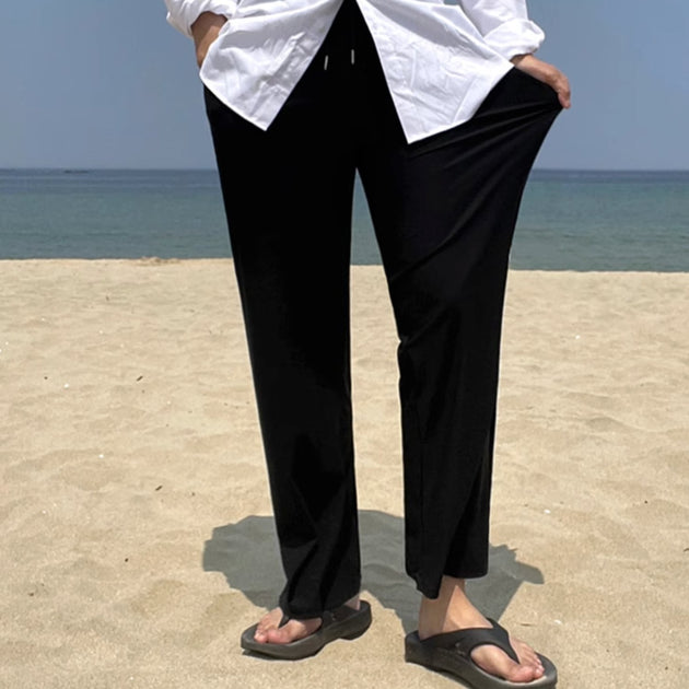 SOFT DRAWSTRING PANTS - Aumori