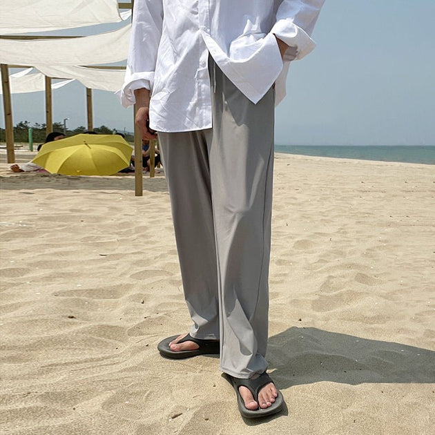 SOFT DRAWSTRING PANTS - Aumori