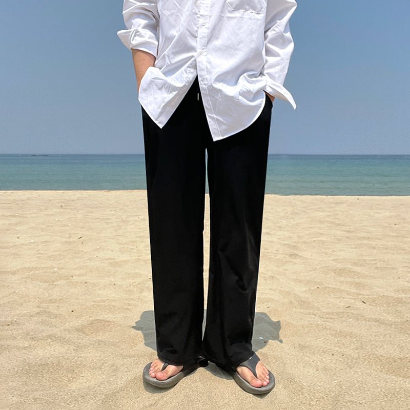 SOFT DRAWSTRING PANTS - Aumori