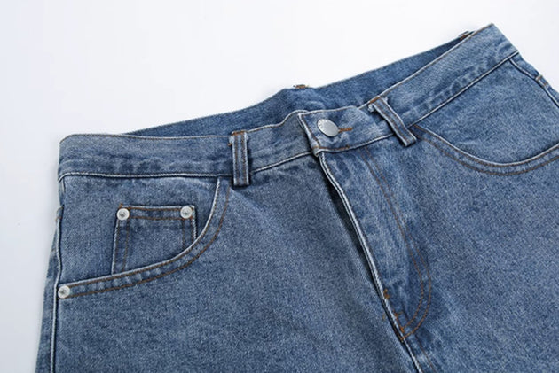 SOFT STRAIGHT JEANS - Aumori
