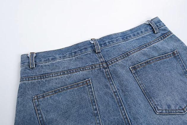 SOFT STRAIGHT JEANS - Aumori