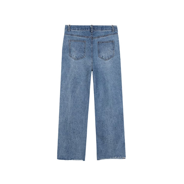 SOFT STRAIGHT JEANS - Aumori