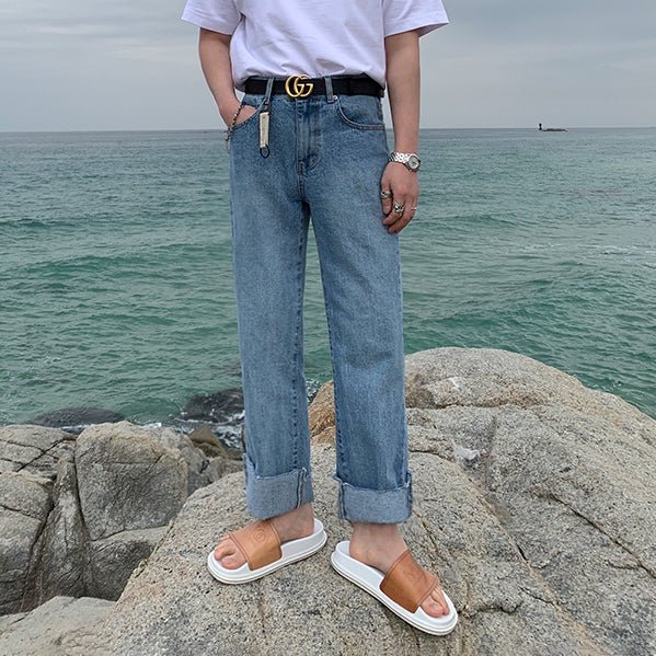 SOFT STRAIGHT JEANS - Aumori