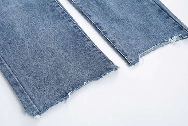 SOFT STRAIGHT JEANS - Aumori