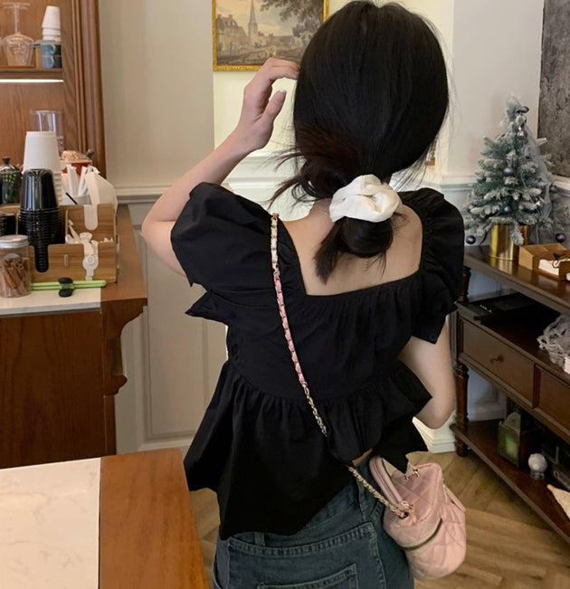 SOLID PUFFY TOP - Aumori