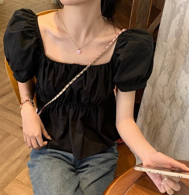 SOLID PUFFY TOP - Aumori
