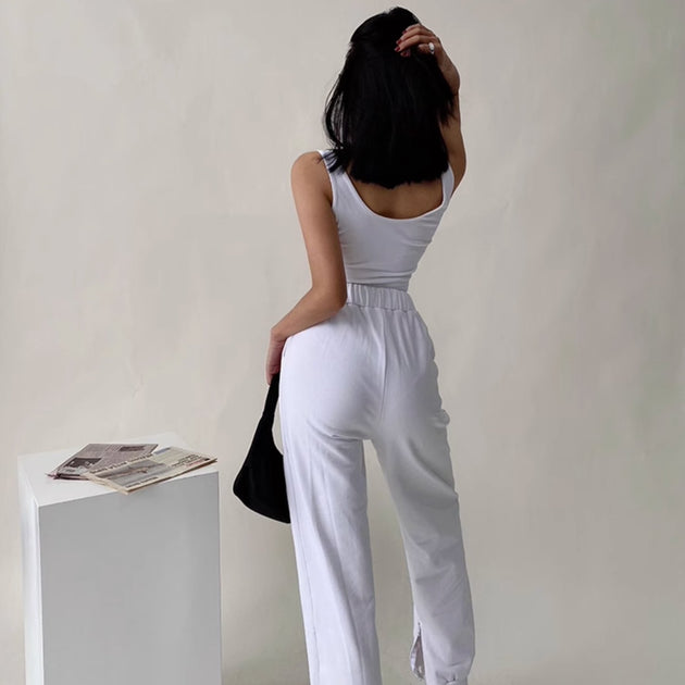 SQUARE NECK SLEEVELESS TOP - Aumori