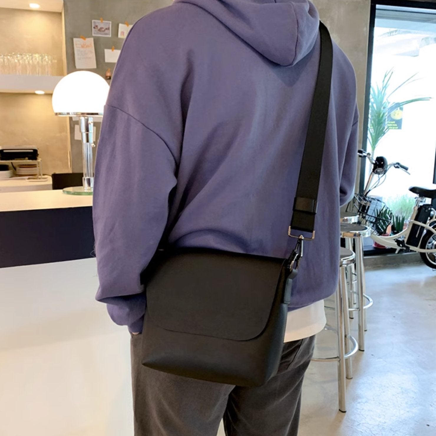 SQUARE SHOULDER BAG - Aumori