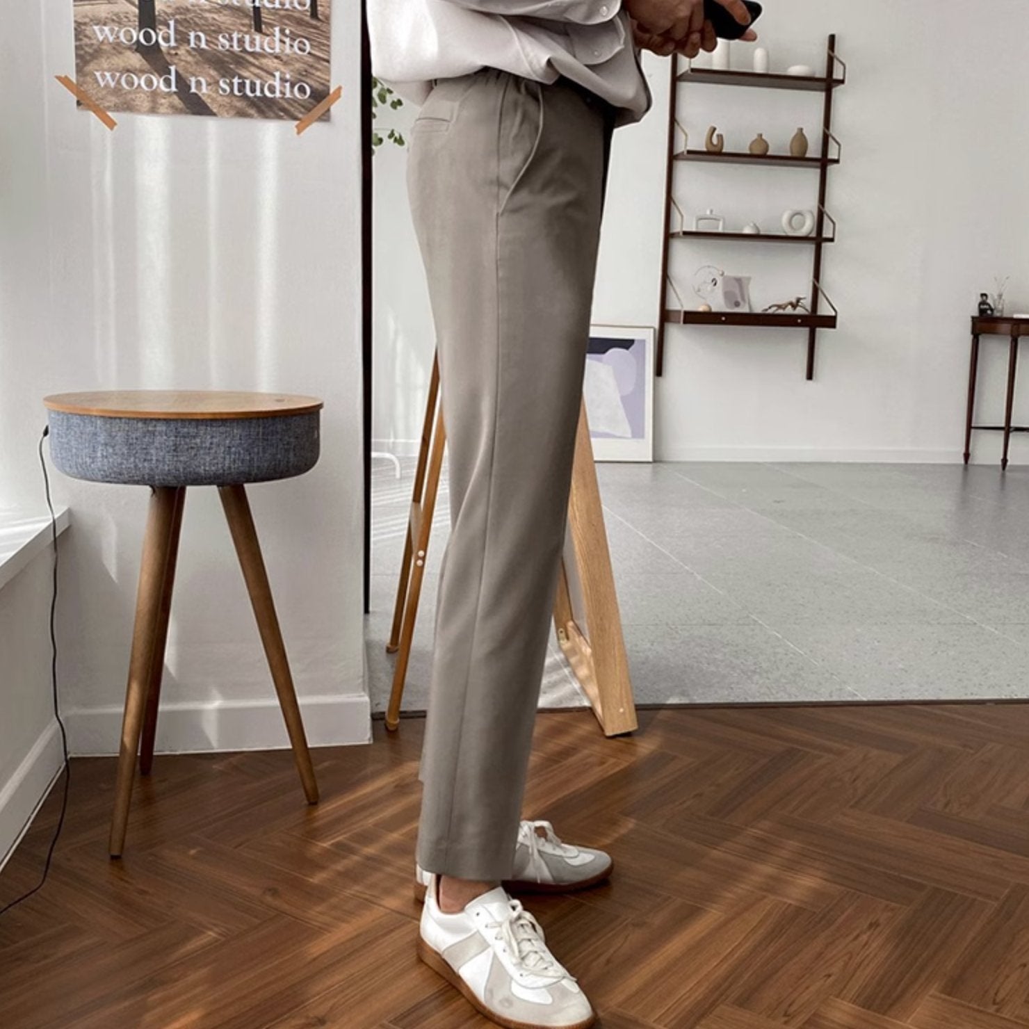 STRAIGHT ANKLE PANTS - Aumori