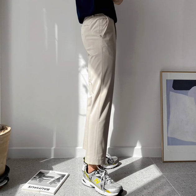 STRAIGHT ANKLE PANTS - Aumori