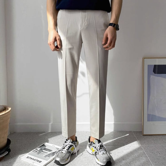 STRAIGHT ANKLE PANTS - Aumori