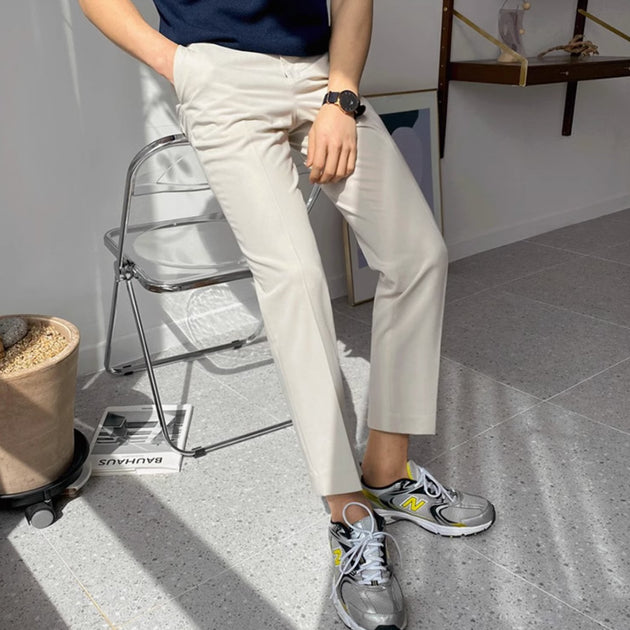 STRAIGHT ANKLE PANTS - Aumori