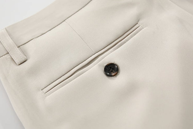 STRAIGHT ANKLE PANTS - Aumori
