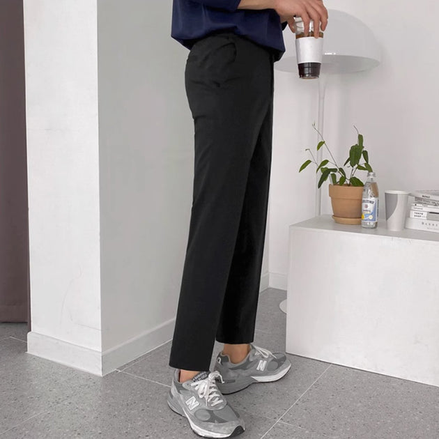 STRAIGHT ANKLE PANTS - Aumori