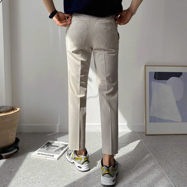 STRAIGHT ANKLE PANTS - Aumori