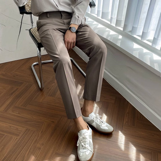 STRAIGHT ANKLE PANTS - Aumori