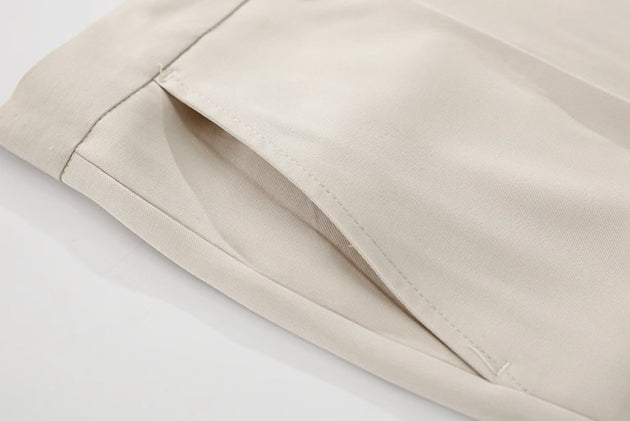 STRAIGHT ANKLE PANTS - Aumori