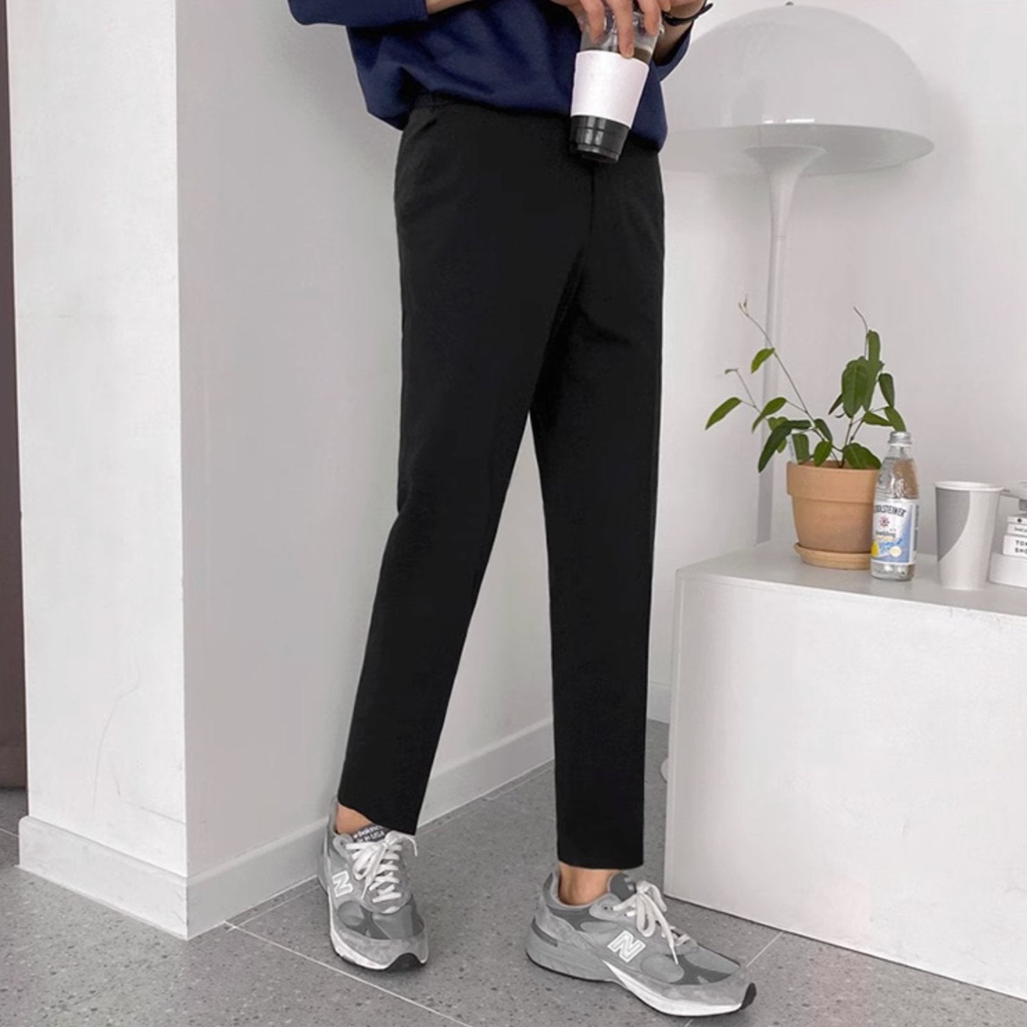 STRAIGHT ANKLE PANTS - Aumori