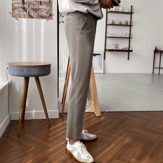 STRAIGHT ANKLE PANTS - Aumori