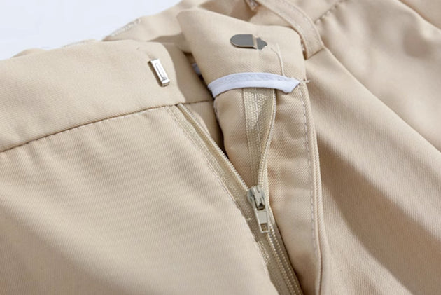 STRAIGHT COTTON SHORTS - Aumori