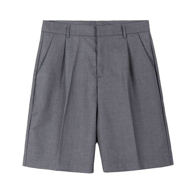 STRAIGHT COTTON SHORTS - Aumori
