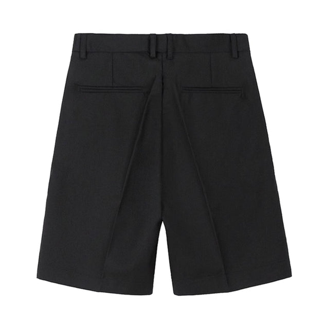 STRAIGHT COTTON SHORTS - Aumori